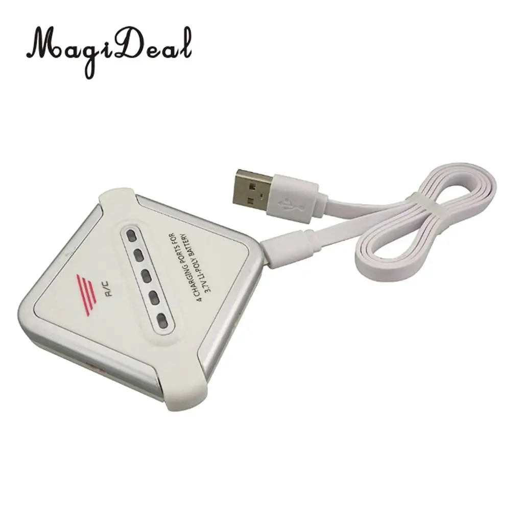 MagiDeal 3.7V JST Connector Lithium Battery Balance Charger for SYMA X56 X56W X54HW X300 H11C H11D RC Drone Aircraft Spare Parts