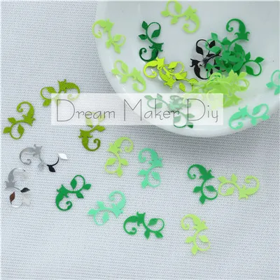 50g Brilliant Spring Flower and Vine Sequins for Crafts and Decoration