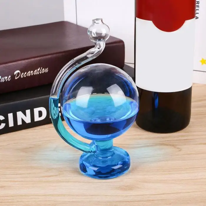 Вдохновленный стеклянный Погодный шторм, бутылка барометр для домашнего офиса DIY Декор MDD88