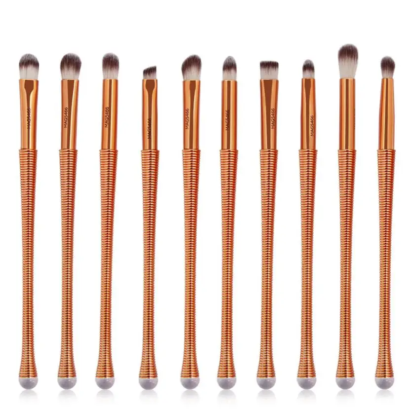 10PCS/1Set Powder Brushes Makeup Cosmetic Pro Set Powder Foundation