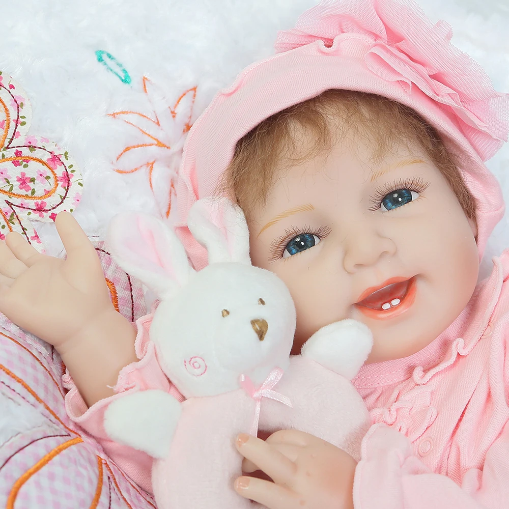 

22" Bebes Reborn l.o.l dolls toys silicone reborn baby alive doll vinyl newborn princess toddler girl doll for child gift