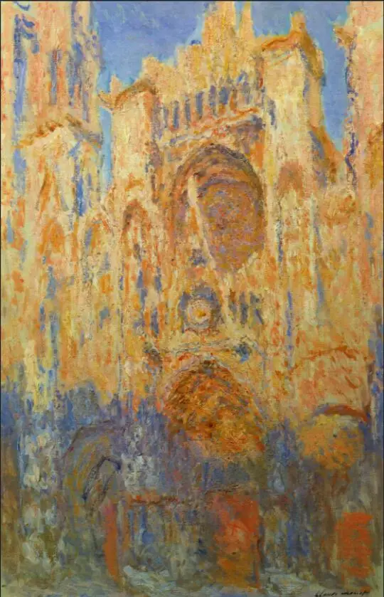 

Высокое качество, картина маслом, холст, репродукция, Rouen Cathedral (1892-1893) от Клода монета, картина, ручная роспись