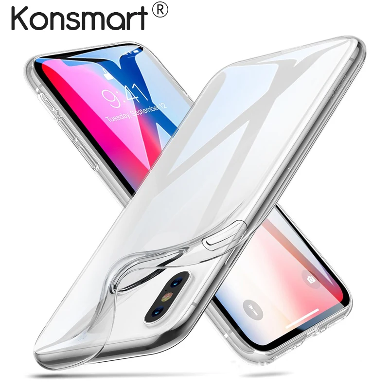 

Transparent Case for Samsung Galaxy A7 2018 S10 S9 S8 S7 S6 plus edge Note 7 8 9 Soft Clear Cover TPU Silicone Coque Quality