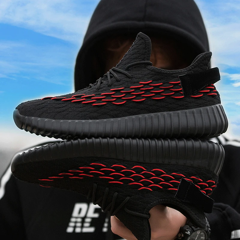

2019 New Men Ultralight Breathable Running Shoes Outdoor Jogging Walking Shoes High Quality Comfortable Sports Non-slip Sneakers