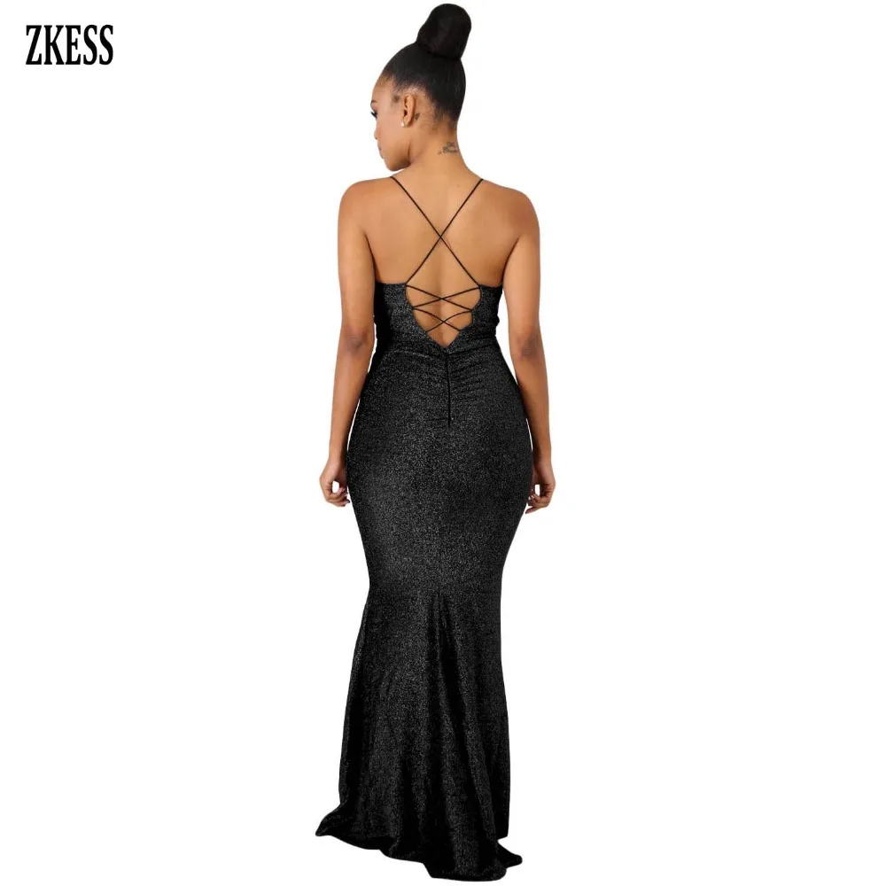 Black-Shine-Twist-Maxi-Dress-LC610988-2-2