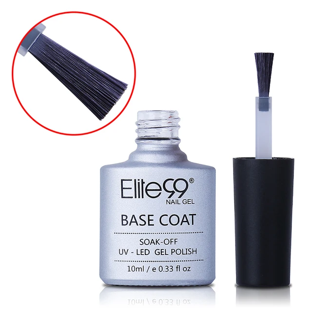 Elite99 10ml Basis und Top Coat Gel Nagellack Transparent Soak Off UV Gel Polnischen Nail Primer Hybrid Gel lack Lack Nagel