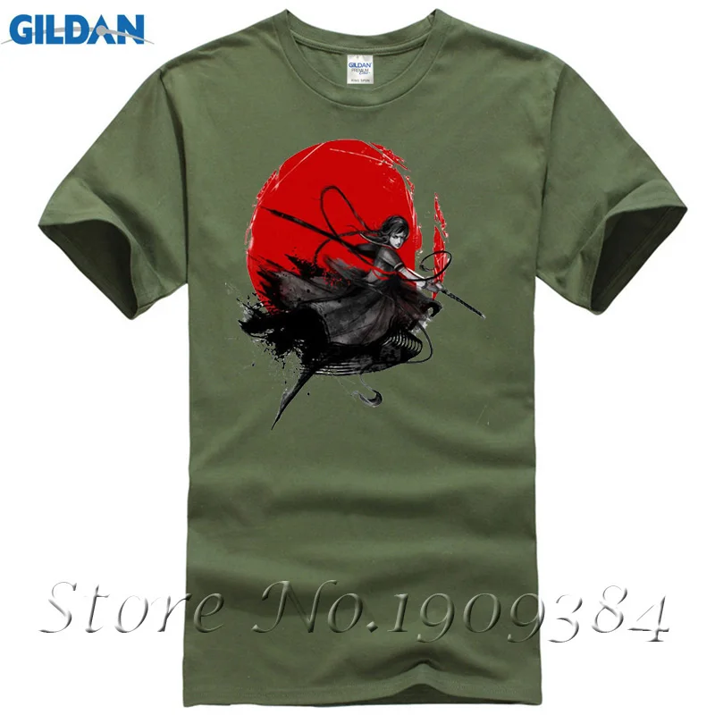 Новое поступление мужская футболка моды японских самураев печатных Homme Camisetas