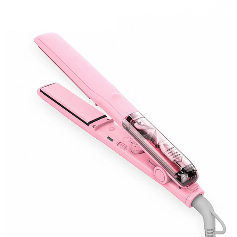 

Professional Steam Hair Straightener Curler Hair Styling Less Hair Damage 5 Levels Adjustable Temp for Traveling