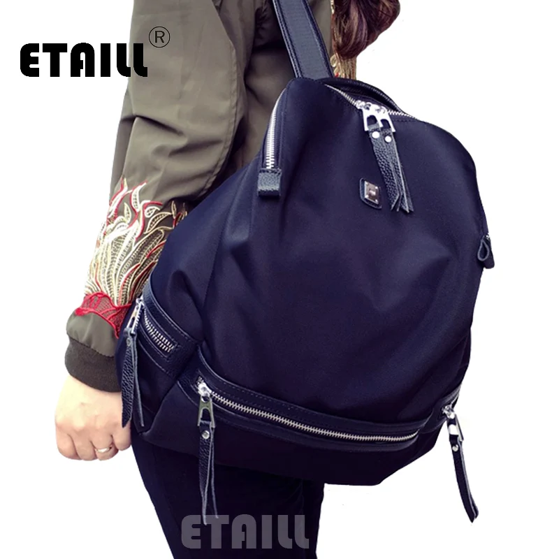 

Nylon Women Shoulder Bag Pack Backpack Female Fashion Leisure Bag Oxford Waterproof Travel Backpack Rucksack Bagpack Sac a Dos