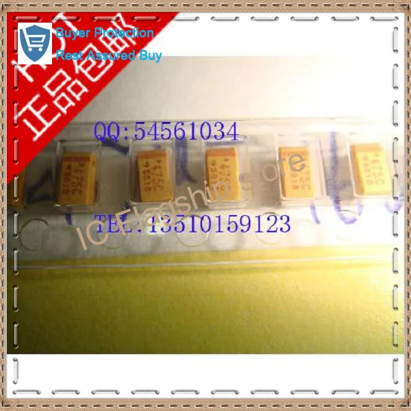 Конденсатор тантал SMD 47 мкФ 16 в В (476 а 476)|p p|c c |