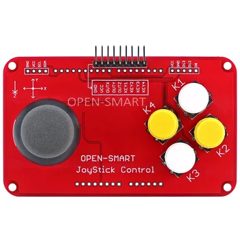 

OPEN-SMART PS2 Joystick Keypad Shield Joystick Game Controller Breakout Module Shield for Arduino / Nano / Pro Mini