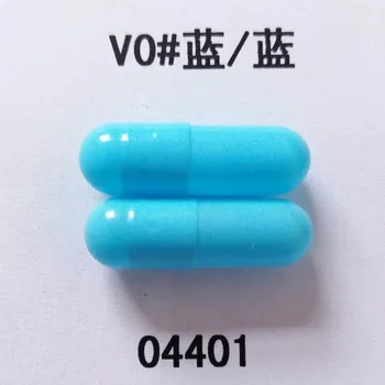 

10,000pcs Size 0 blue/blueColor HPMC Vegetable Empty Capsule, 0# Vegetarian Empty Capsule--Cap and Body Separated