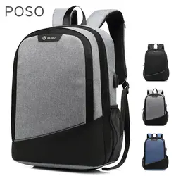 2019 новейший бренд POSO рюкзак для ноутбука 15 ", 15,4", 15,6 "Сумка для ноутбука вычислительная сумка, упаковка, Бесплатная Прямая доставка 618