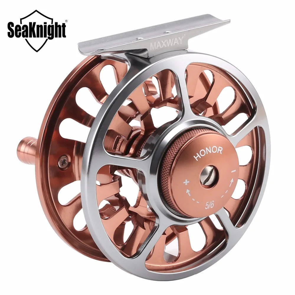 

SeaKnight MAXWAY HONOR 3/4 5/6 7/8 9/10 Interchangeable Fly Fishing Reel 3BB 1:1 Aluminum Alloy Fish Gear Stream Fishing Tackle
