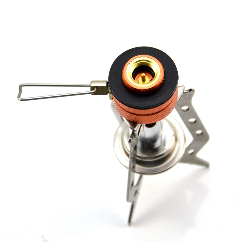 Aotu outdoor cooking stove portable camping cooker mini stove burner Gas grills lightweight furnace mobile kitchen appliances (5)