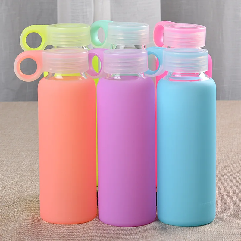 My Water Bottle 300ml New Fashion Color Silica Gel Set of Jelly Cup