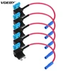 5 Pcs De Voiture Auto Ajouter-un-circuit Fusible Tap Adaptateur Standard ATO ATC Lame Fusibles Porte-Fusible De Voiture adaptateur ► Photo 1/6