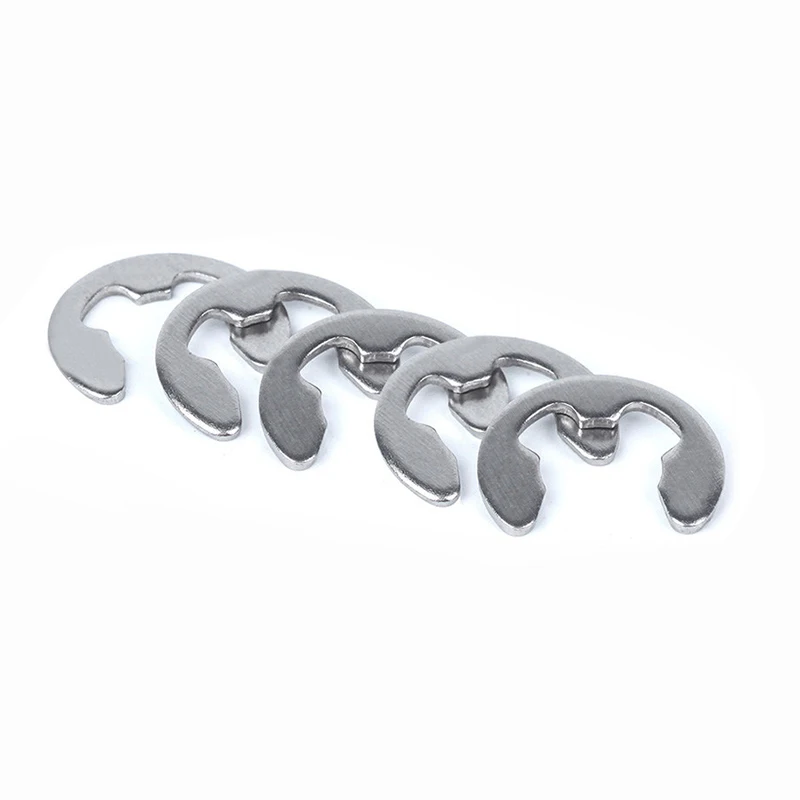 

Circlip Sack Retainer E-Clip E type Washer Buckle-shaped Split Washers M2 M2.5 M3 M4 M5 M6 M8 M10 M12 M16 M20