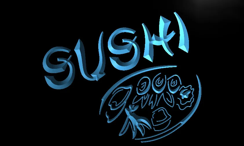 

S008 Japanese Cuisine Sushi Food LED Neon Light Sign
