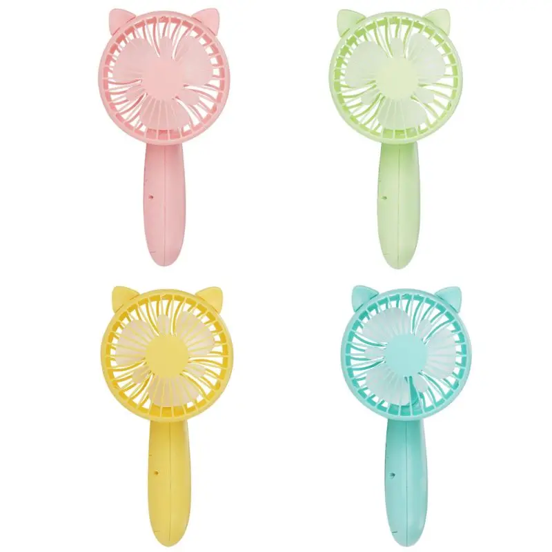 

Mini Portable Pocket USB Fan Cool Air Hand Held Travel Cooler Cooling Mini Fans Power By 2x AA Battery