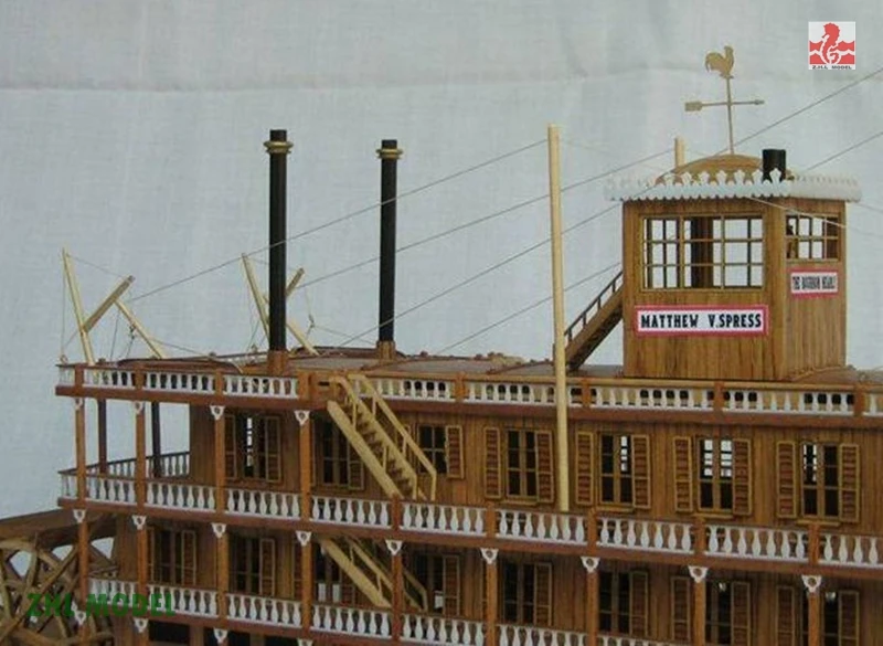 ZHL Миссисипи 1870 модель корабля