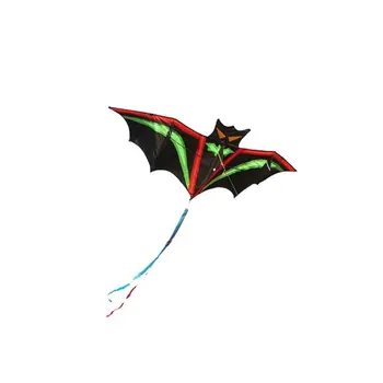 

1.9m Cartoon Bat Kites FRP Resin Rod Flying Sports Beach Ripstop Nylon Kitesurf Children Gift Family Outdoor Fun