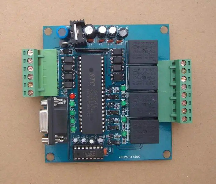 

4 in 4 out of the relay module 4 programmable relay board with 232 serial communication 24V 12V