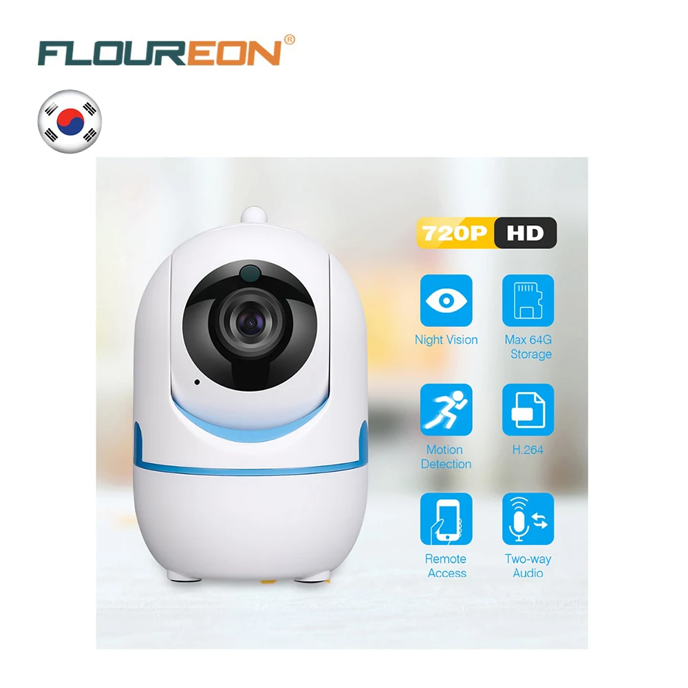 

Wireless wifi IP Camera Motion/Sound Detection Security camera Night Vision 2-Way Audio 720P Surveillance baby monitor