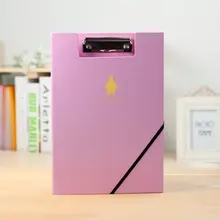 XRHYY A4 офисный стационарный двойной зажим для документов/файлов/папок/бумаги для передачи данных с бинтом, фиолетовый