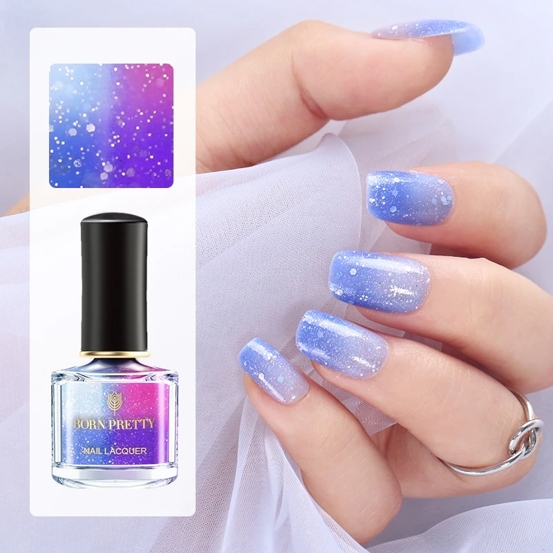 

BORN PRETTY 6ml Champs Elysees Series Peel Off Color Changing Sunlight Sensitive Thermal Nail Polish