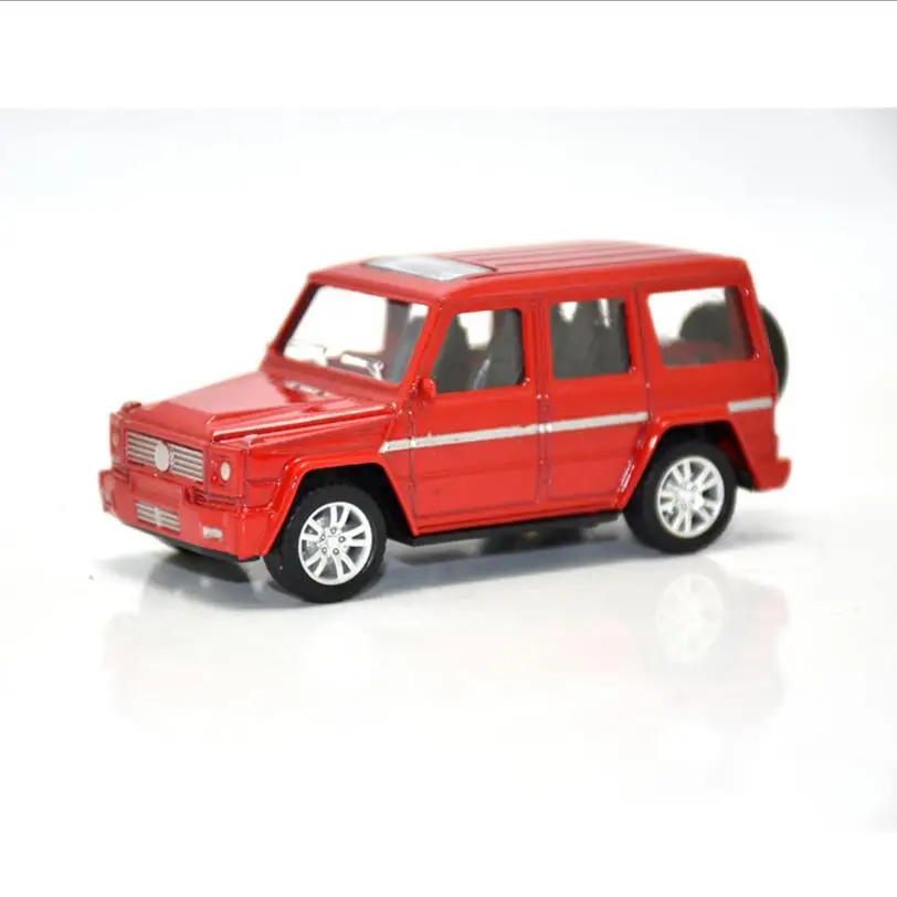 Моделирование Benz G63 1:43 металлический автомобиль Diecasts классическая модель SUV игрушечный автомобиль из сплава подарок на день рождения для детей - Цвет: Red