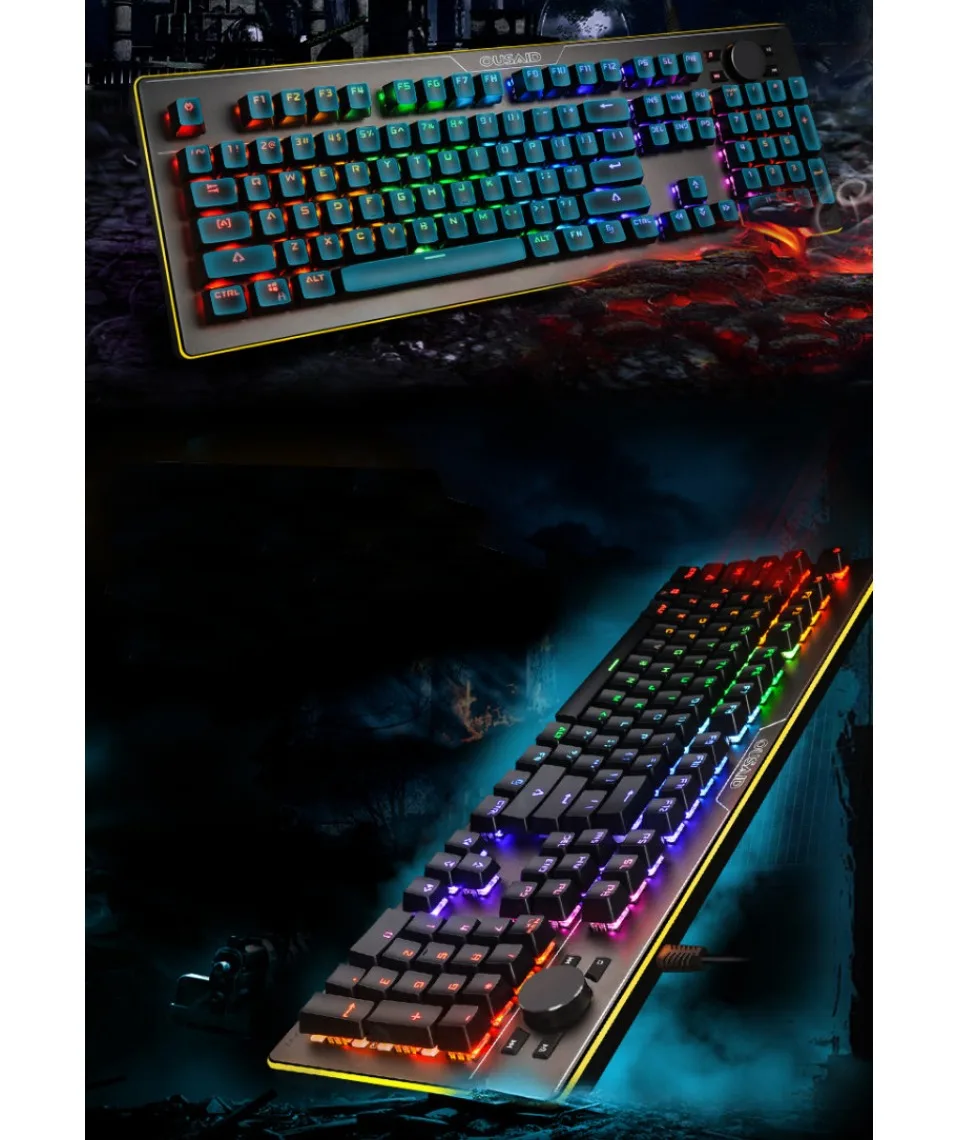 Usb gamer mechanic keyboard mecanico klavye tastatur teclado clavier klawiatura pc backlit gaming computador led teclas teclado