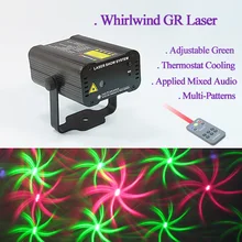 ИК-Пульт Дистанционного Мини Руководство& Звук Активность Зеленый Красный RG 6 Моделей лазерная освещение Сцены Проектор DJ Xmas Свадебный Танец Бар Партия свет