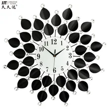 JJT home furnishing wall clocks iron diamond European popular clock for living room 60*60CM JJT-MM1204-60CM