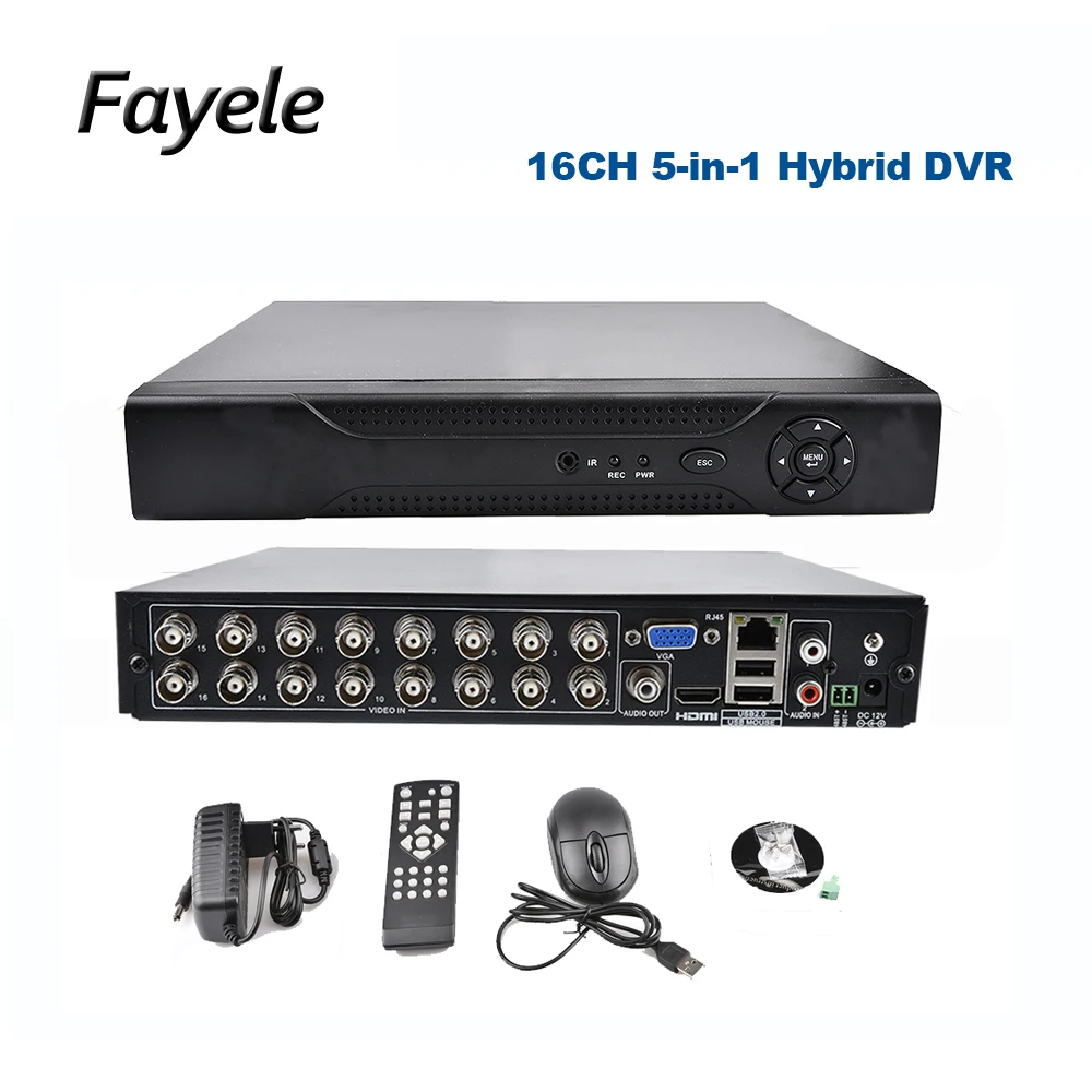 Цифровой видеорегистратор 5 в 1 16 каналов 1080N 1080P 8 гибридный TVI CVI HVR NVR HDMI 3G Wi Fi