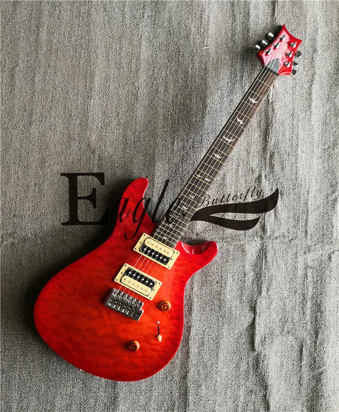 

Eagle. Butterfly electric guitar, electric bass Custom Shop PS SE Flame Maple Veneer 24 Electric Guitars cuatom