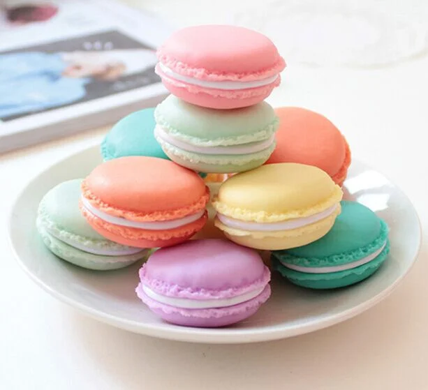 

Super Cute 8Colors - Lowest Pirce Macaron Cake Design Little Coin BOX Pouch , 4CM Pill Box Coin BAG CASE