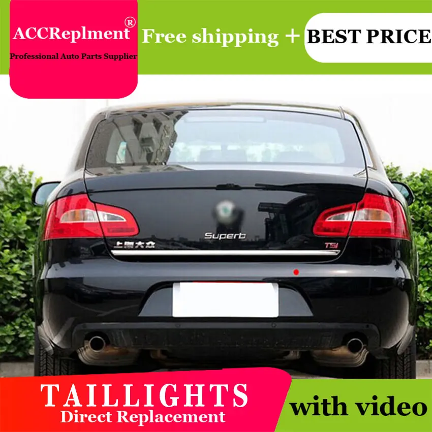 2 шт. автомобильный Стайлинг для Skoda Superb хвост светильник s 2009-2012 светодиодный