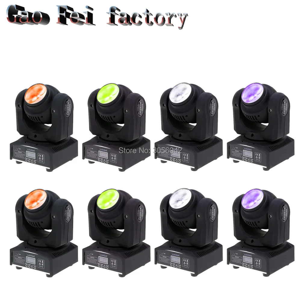 

8pcs/lot led rgbw beam double face 4x10w 1x10w moving head for spot light dj