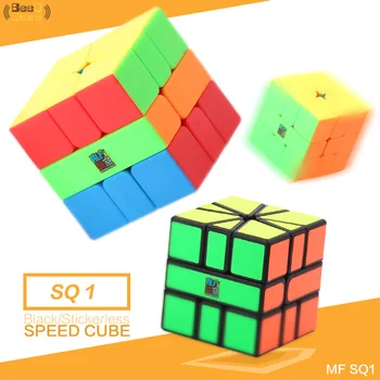

Mofangjiaoshi MF SQ1 Magic Cube Square-1 Speed Cube 3x3 Puzzle Professional Magico Cubo Black Stickerless Educational Toy SQ-1