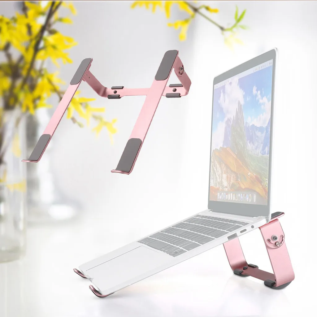 

2019 NEW 3D Laptop Stand Notebook Stand Aluminum Desktop Shelf Foldable Portable Adjustable bracket