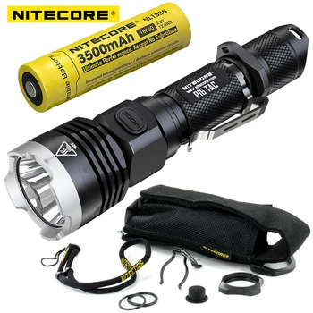 

Nitecore P16TAC P16 TAC 1000 Lumens CREE XM-L2 U3 LED Tactical Flashlight 18650 Rechargeable Battery Hunting Search Torchs