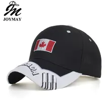 Joymay, Канадская бейсбольная Кепка с вышивкой кленовых листьев, Регулируемая Мужская кепка, бейсболка, кепка B635