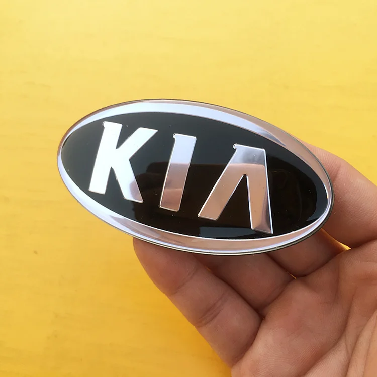 3D автомобильный значок на руль эмблема наклейка для KIA OPTIMA CERATO SORENTO SOUL K2/K3/K4/K5 Venga