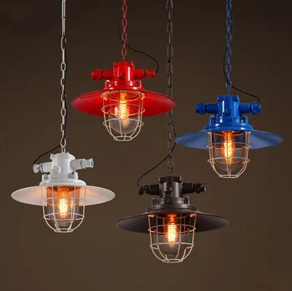 American retro country iron Loft style, industrial pendant light for Bar home lightings,E27*1 Bulb Included,AC 90V~220V