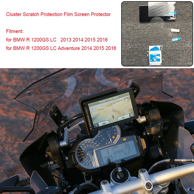 MTCLUB for BMW R 1200GS LC Adventure 2014 2015 2016 Motorcycle Cluster Scratch Protection Film Screen Protector New TPU film (4)