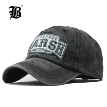 [FLB] Мужская бейсболка из стираного хлопка, облегающая Кепка, бейсболка для женщин, Повседневная Кепка с вышивкой в стиле ретро, F312