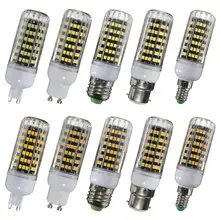 Светодиодный Светодиодная лампа-кукуруза E14 E27 B22 G9 G10 10W 123 SMD 2835 Светодиодный крышка Кукуруза Светильник Лампа AC 220V