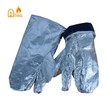 500 градусов три пальчикового типа теплоизоляционный материал высокотемпературные противопожарные защитные перчатки