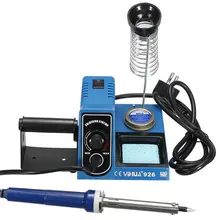 220 В 60 Вт цифровая паяльная сварочного железа станции наконечник провода сварщика Регулируемая Электрический паяльник для YIHUA-926 распродажа